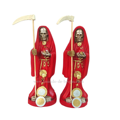 figura santa muerte roja