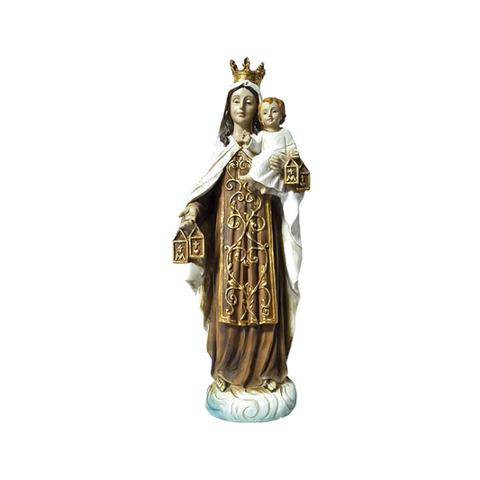 figura virgen carmen estatua