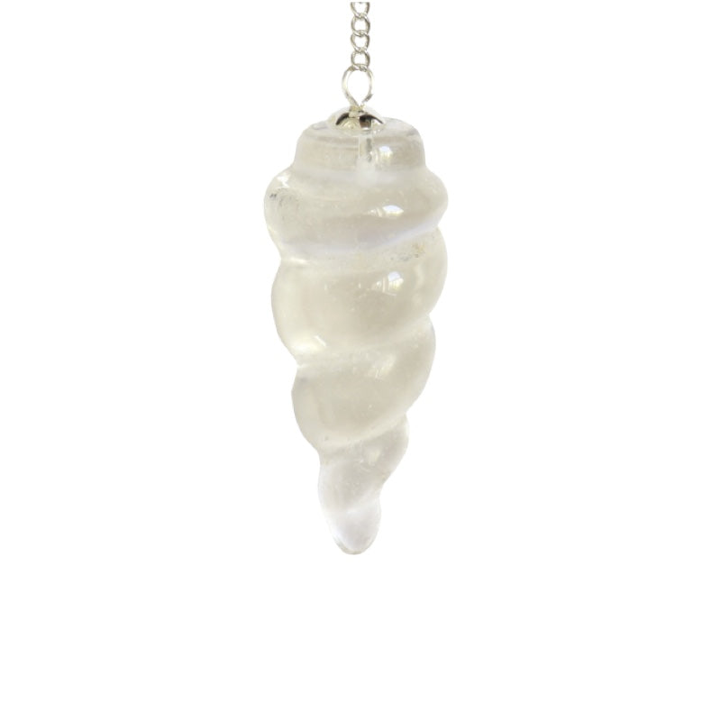 Crystal Quartz Spiral Pendulum 5cm