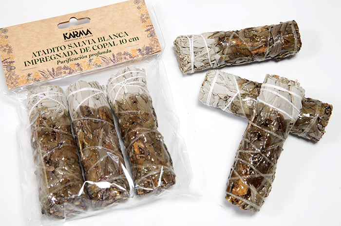 white sage copal sahumerio incense