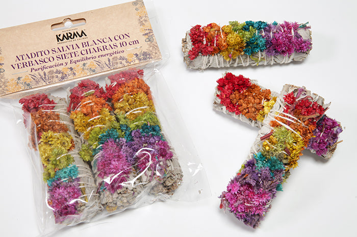 sage verbena chakras sahumerio incense