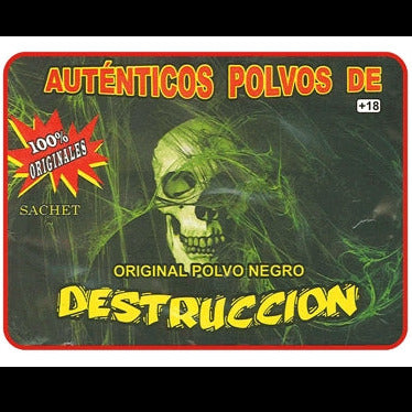 destruction powder sachet