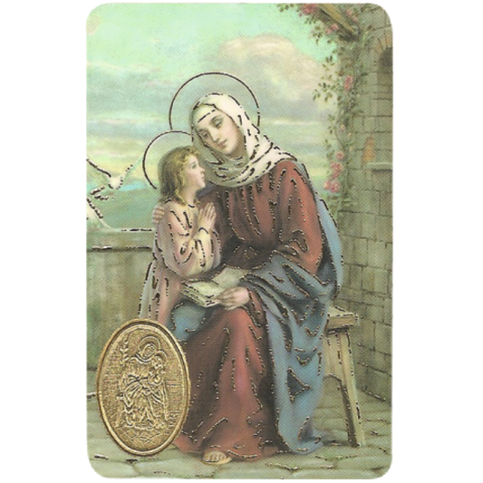 st anne card medal