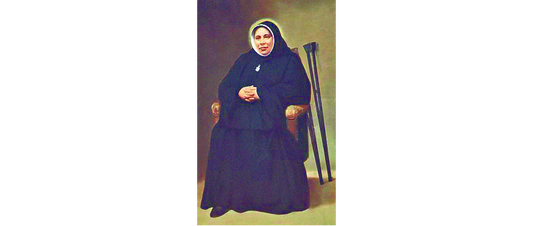 stamp Saint Genevieve card