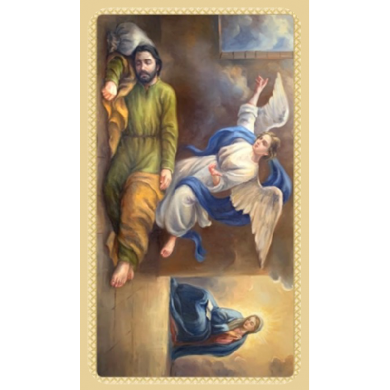 stamp saint joseph card