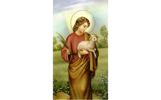 stamp saint agnes card