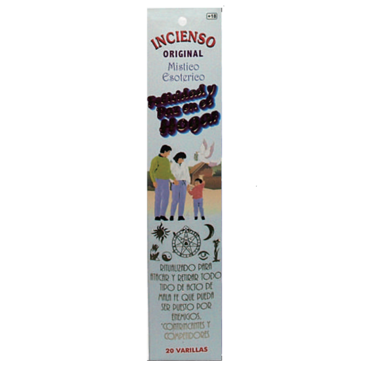 happiness peace home incense