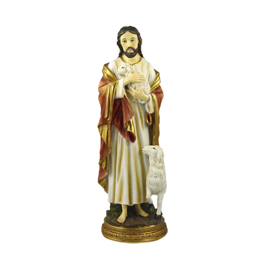 figura jesus buen pastor estatua