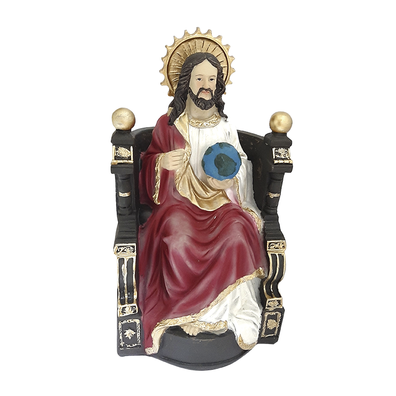 figura jesus trono estatua