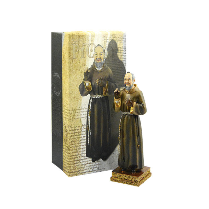 figura padre pio estatua