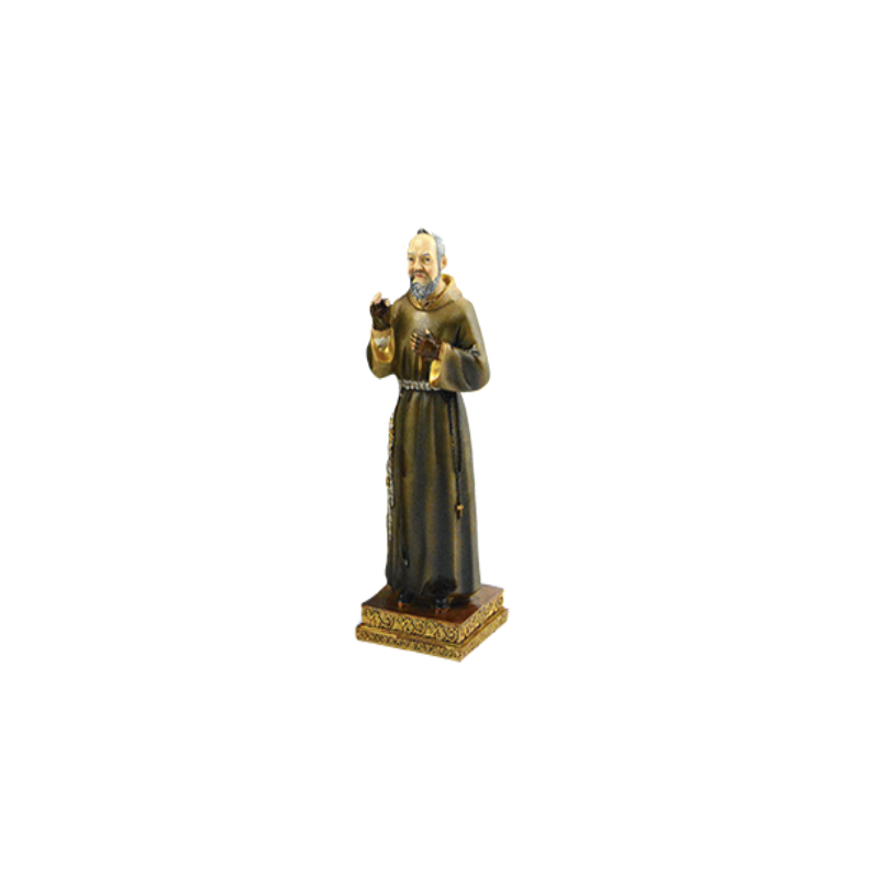 figura padre pio estatua