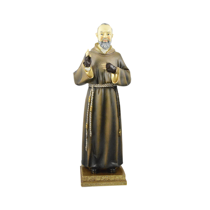 figura padre pio estatua