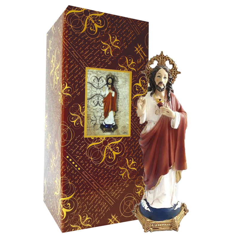 figura sagrado corazon jesus estatua