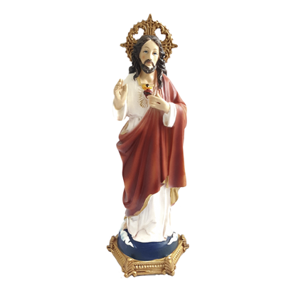 figura sagrado corazon jesus estatua