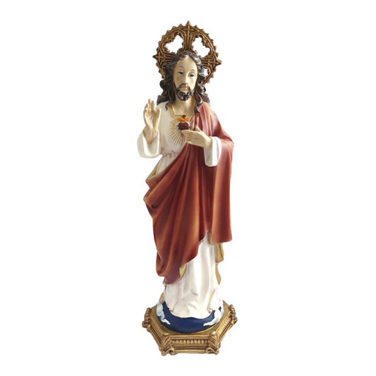 figura sagrado corazon jesus estatua