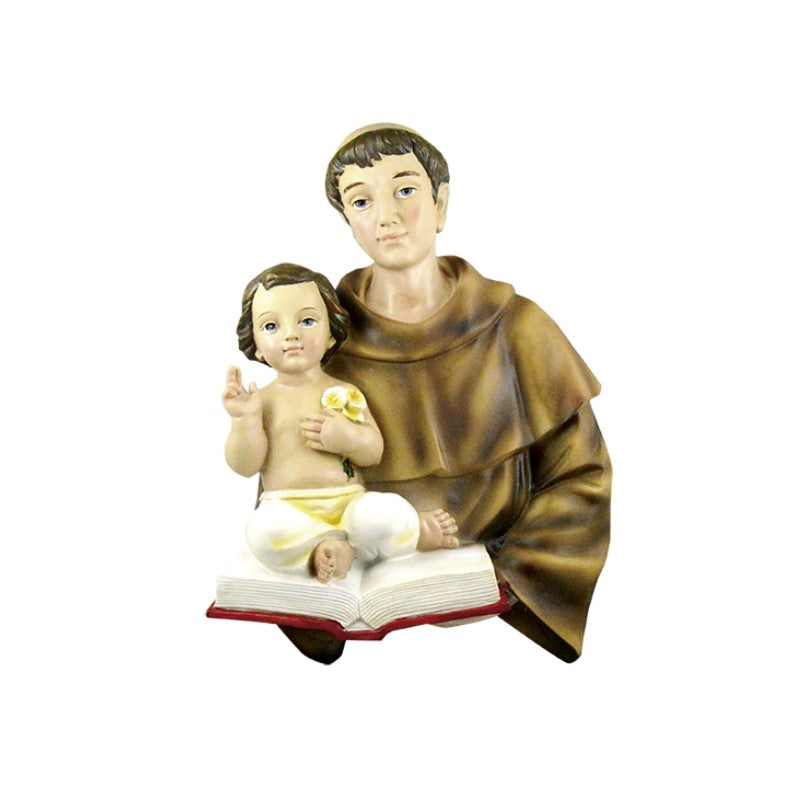 figura san antonio padua placa 43cm