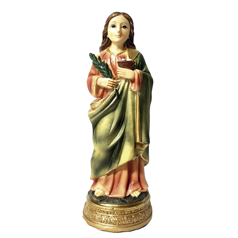 figura santa lucia estatua