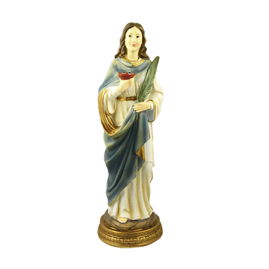 figura santa lucia estatua