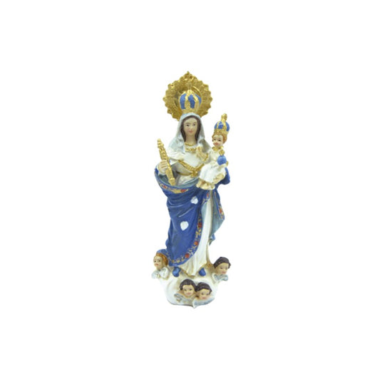 figura virgen blanca estatua