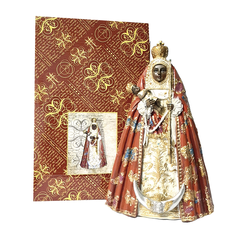 figura virgen candelaria estatua