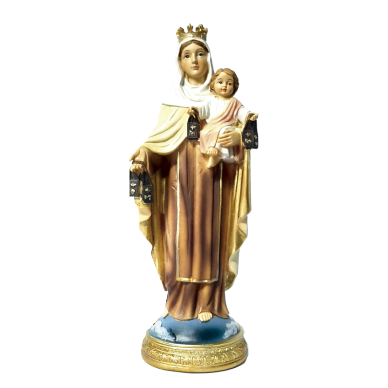 figura virgen carmen estatua