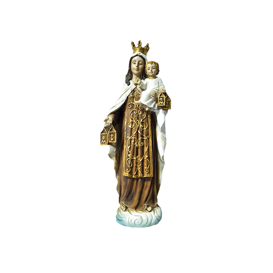 figura virgen carmen estatua