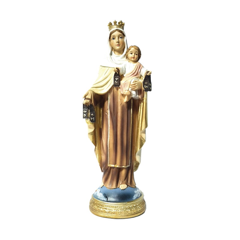 figura virgen carmen estatua