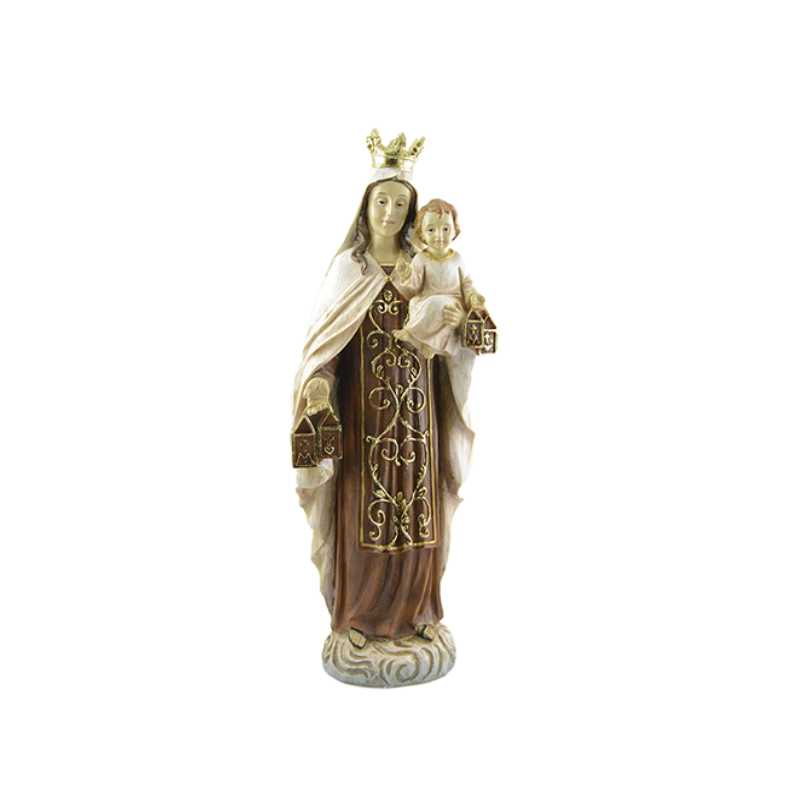 figura virgen carmen estatua