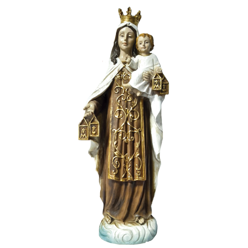 figura virgen carmen estatua