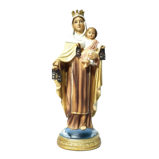 figura virgen carmen estatua