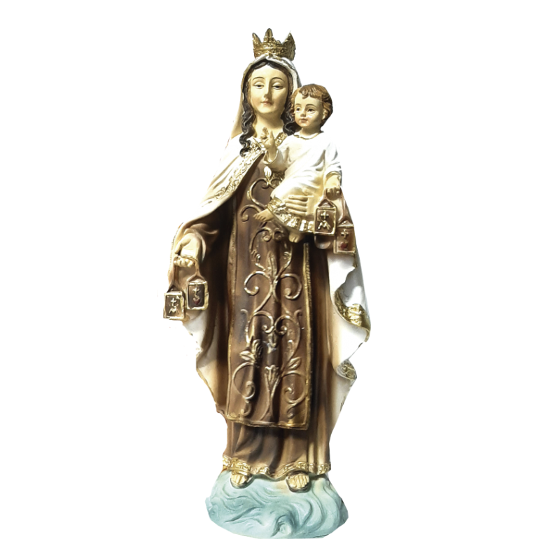 figura virgen carmen estatua