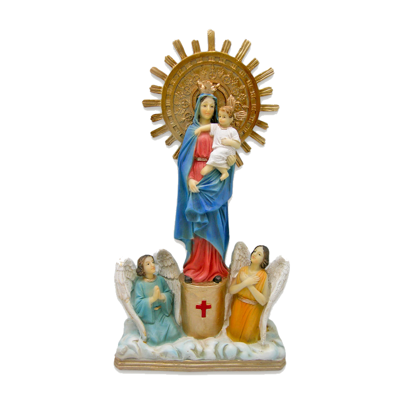 figura virgen del pilar estatua