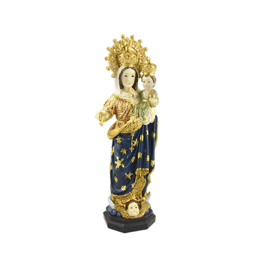 figura virgen del rosario estatua