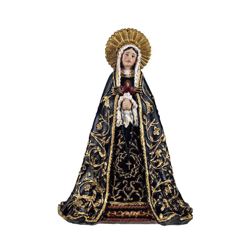 figura virgen dolorosa estatua