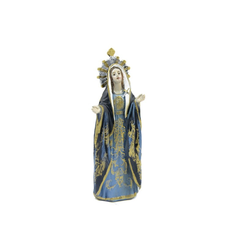 figura virgen dolorosa estatua