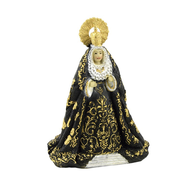 figura virgen esperanza manto negro