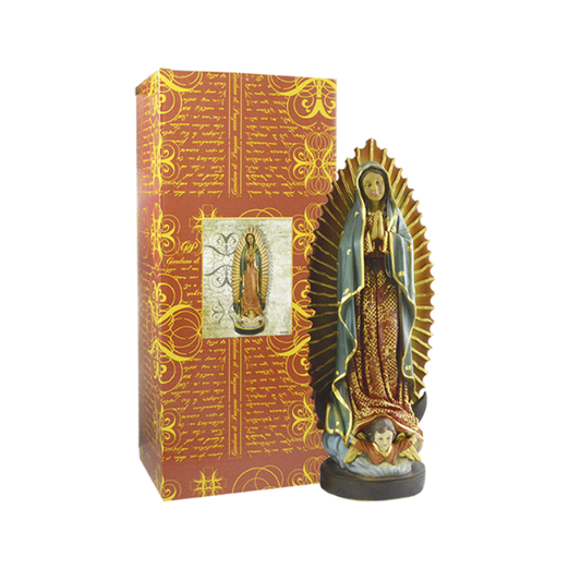 figura virgen guadalupe estatua