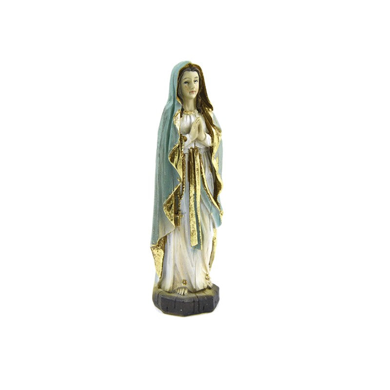 figura virgen de lourdes estatua