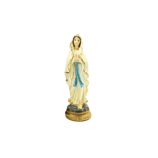 figura virgen lourdes estatua