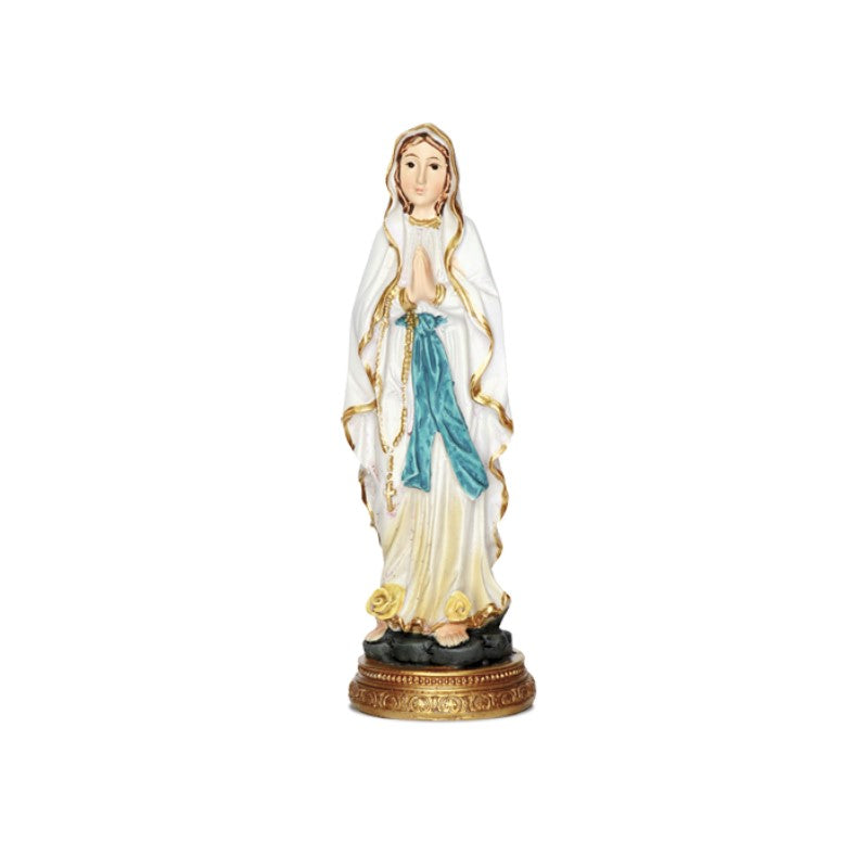 figura virgen lourdes estatua