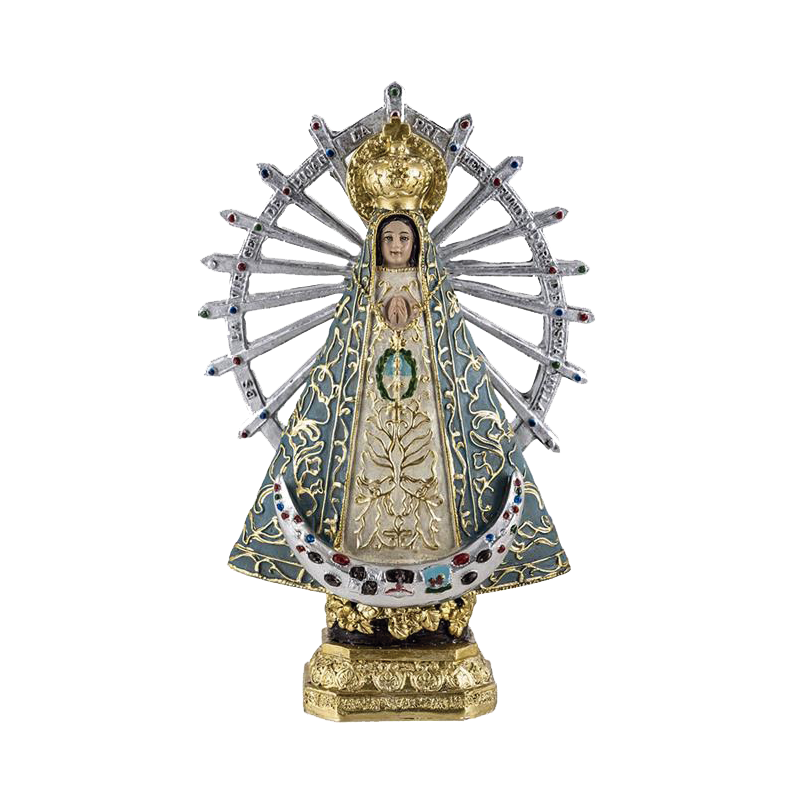 figura virgen lujan estatua