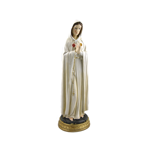 figura virgen maria rosa mistica estatua