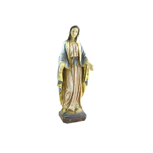 figura virgen milagrosa estatua