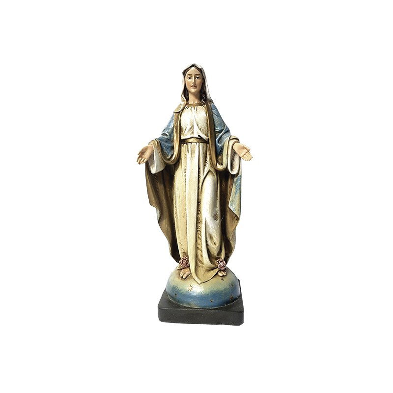 figura virgen milagrosa estatua