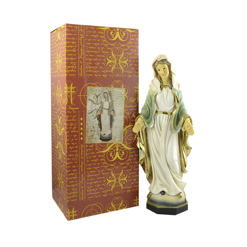 figura virgen milagrosa estatua