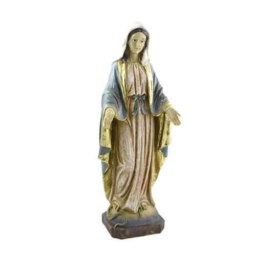 figura virgen milagrosa estatua