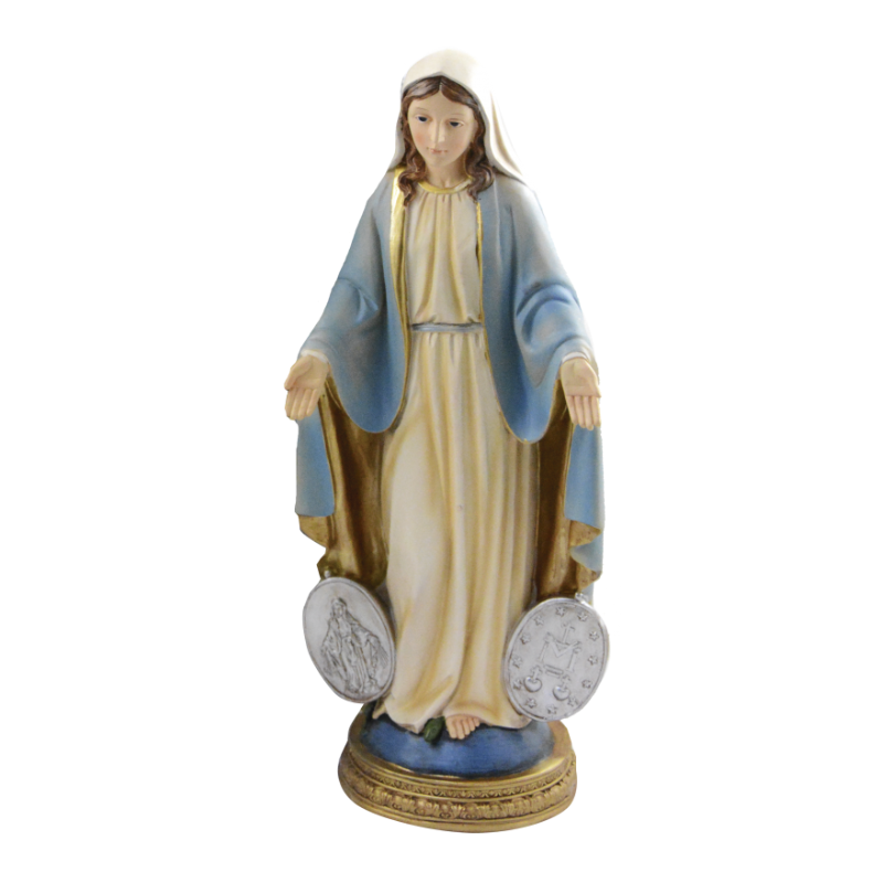 figura virgen milagrosa estatua