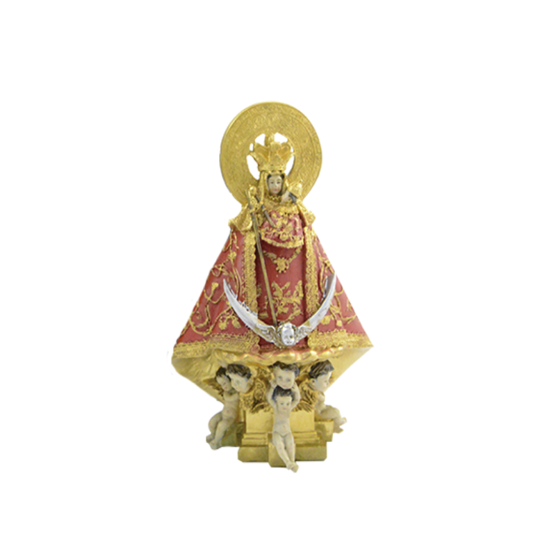 figura virgen montaña estatua