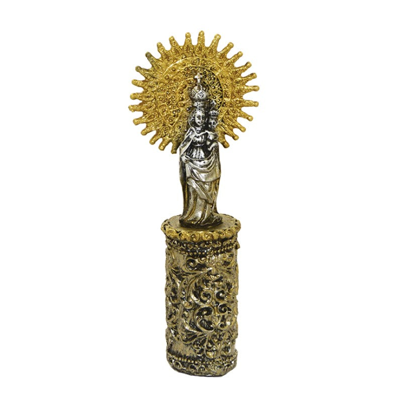 figura virgen pilar estatua