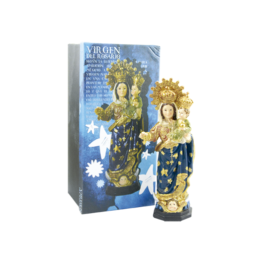 figura virgen rosario estatua